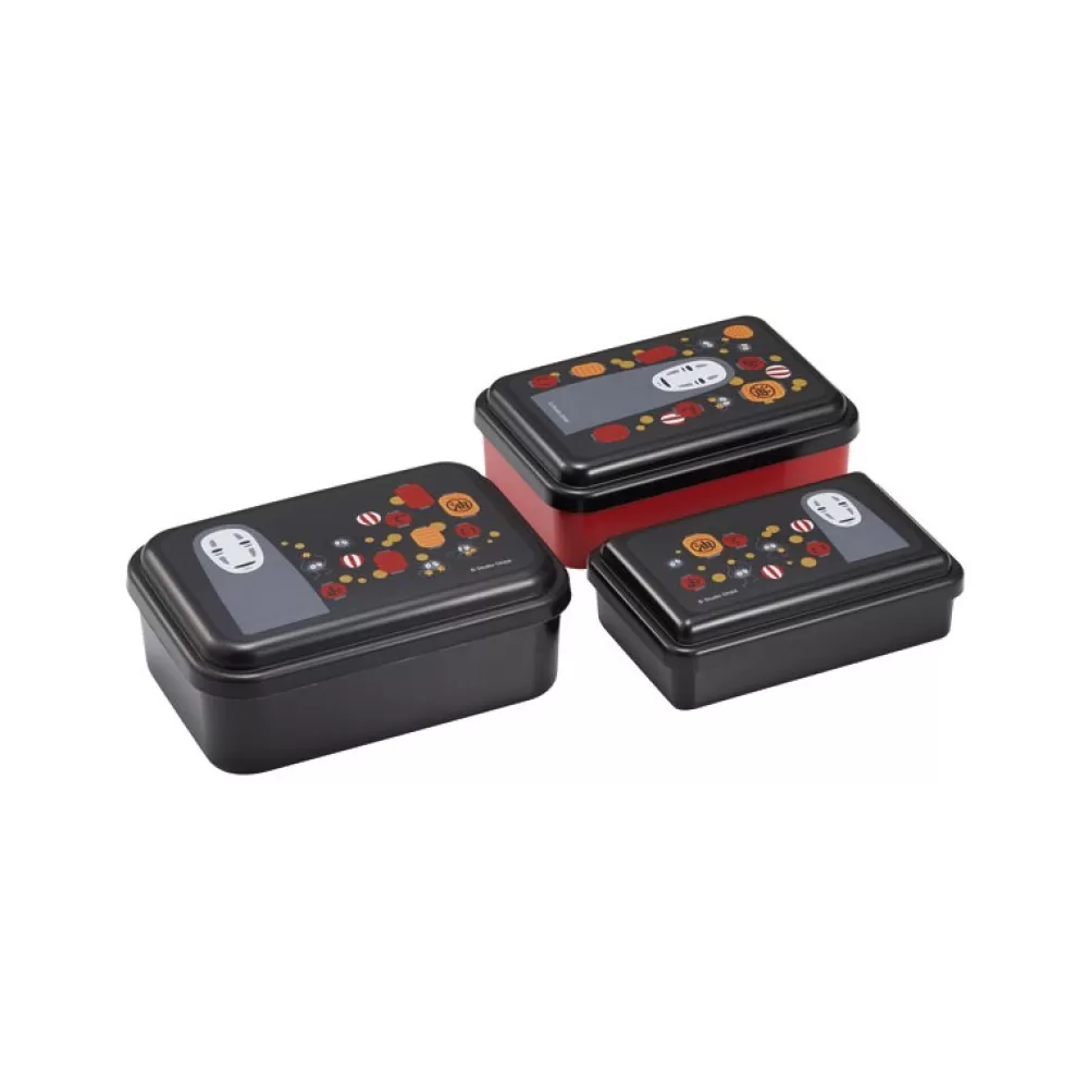 Outlet Set De 3 Bento Box No Face & Lanternes - Le Voyage De Chihiro Cuisine Et Table