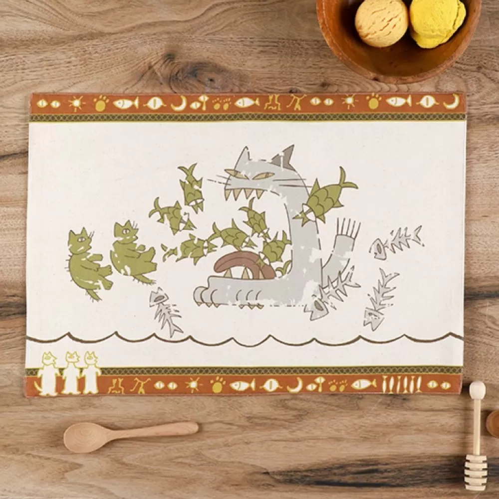 Outlet Set De Table Renaldo Moon - Le Royaume Des Chats Cuisine Et Table
