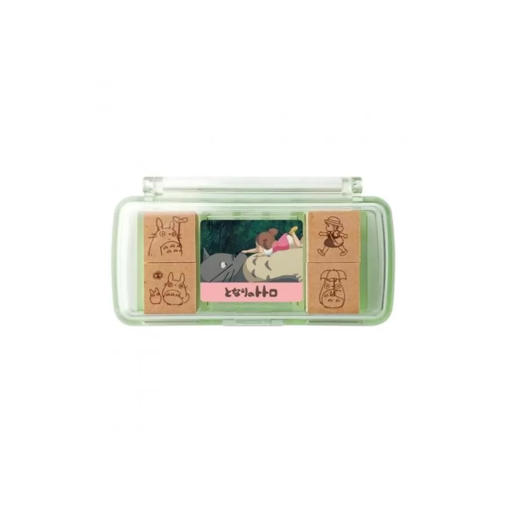 Online Set De Tampons Rouge Totoro & Mei - Mon Voisin Totoro Petit Matériel