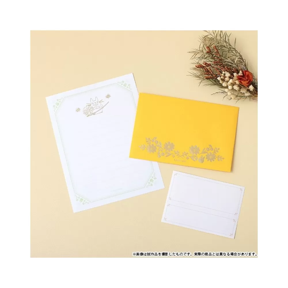 Shop Set Papier A Lettre Fleurs - Mon Voisin Totoro Cartes Postales Et Papier À Lettres