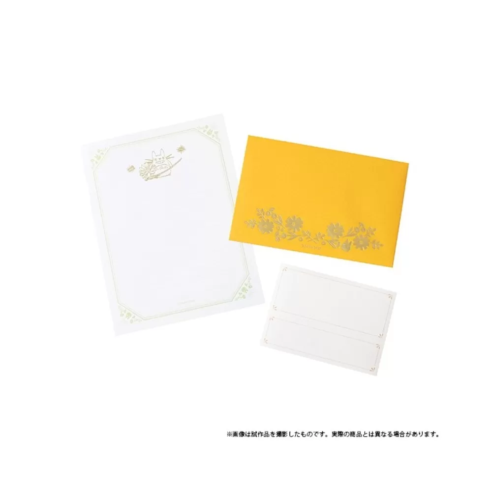 Shop Set Papier A Lettre Fleurs - Mon Voisin Totoro Cartes Postales Et Papier À Lettres