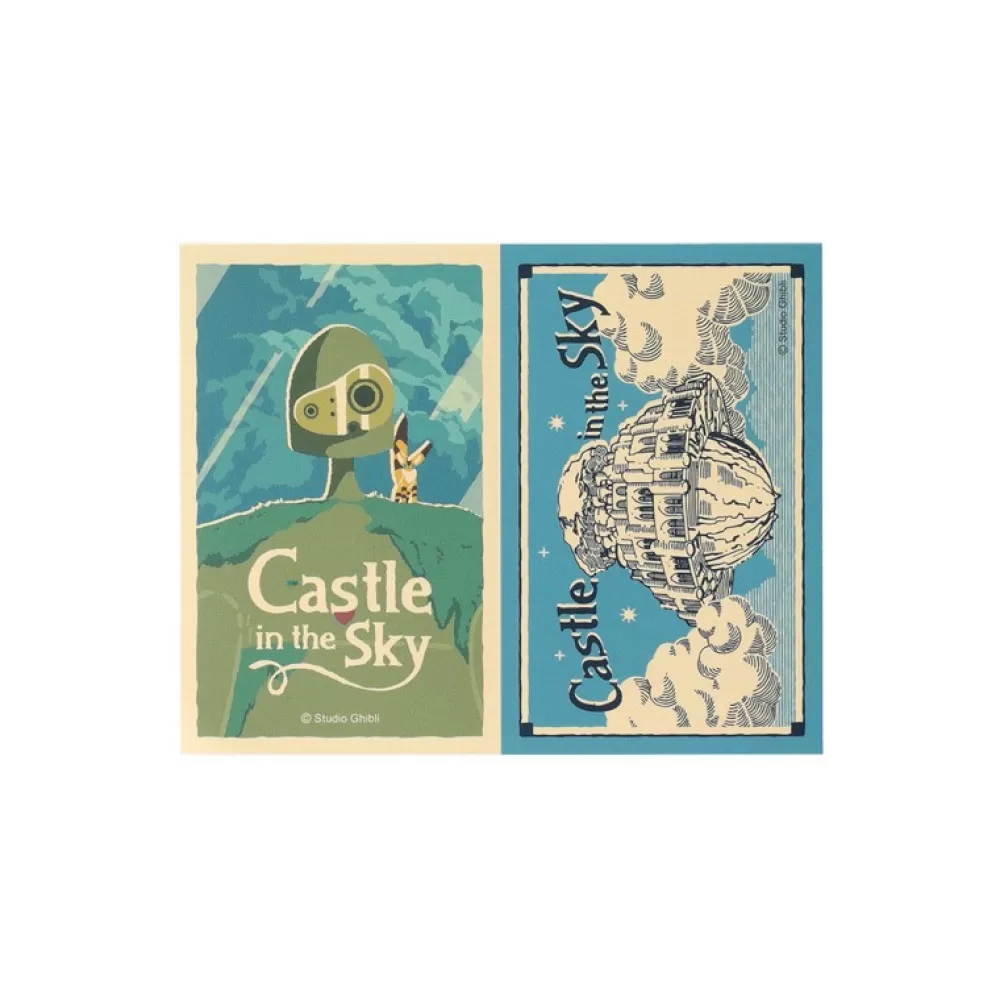 Fashion Stickers Retro Robot & Chateau Laputa - Le Chateau Dans Le Ciel Petit Matériel