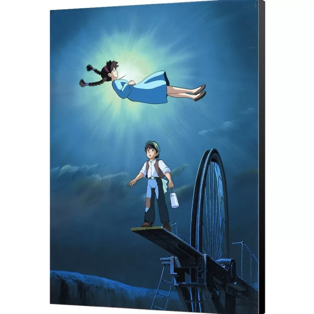 Shop Tableau 35X50 Ghibli - Le Chateau Dans Le Ciel Décoration Murale