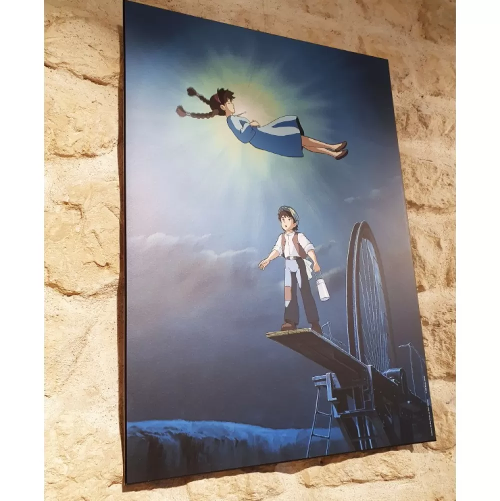 Shop Tableau 35X50 Ghibli - Le Chateau Dans Le Ciel Décoration Murale