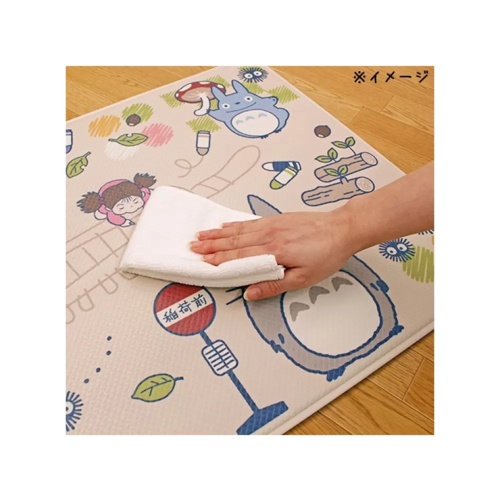 Clearance Tapis De Jeu Plastifie 45X120Cm Totoro Dessine- Mon Voisin Totoro Tapis