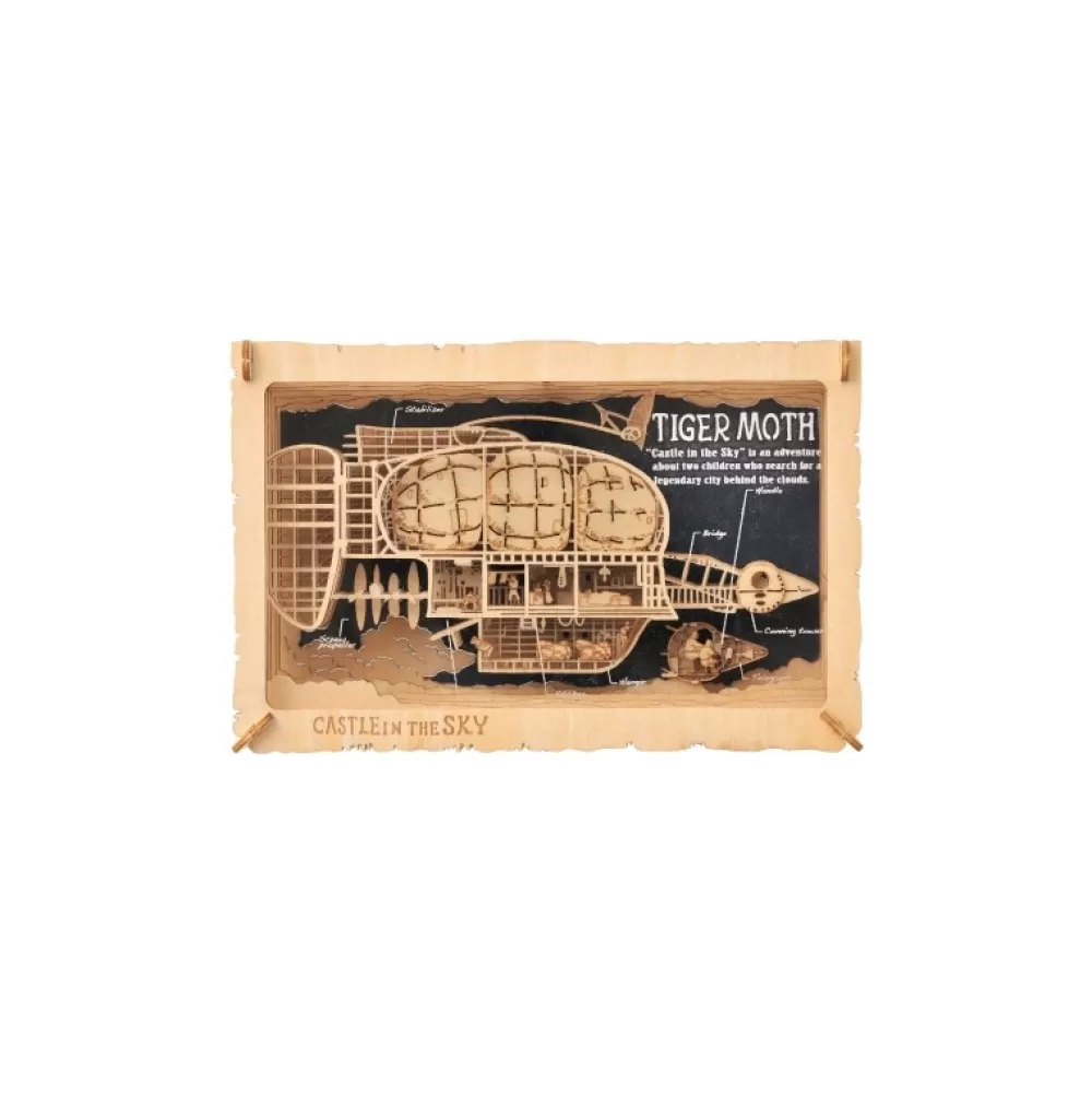 Cheap Theatre De Papier Style Bois Tiger Moth - Le Chateau Dans Le Ciel Loisirs Créatifs