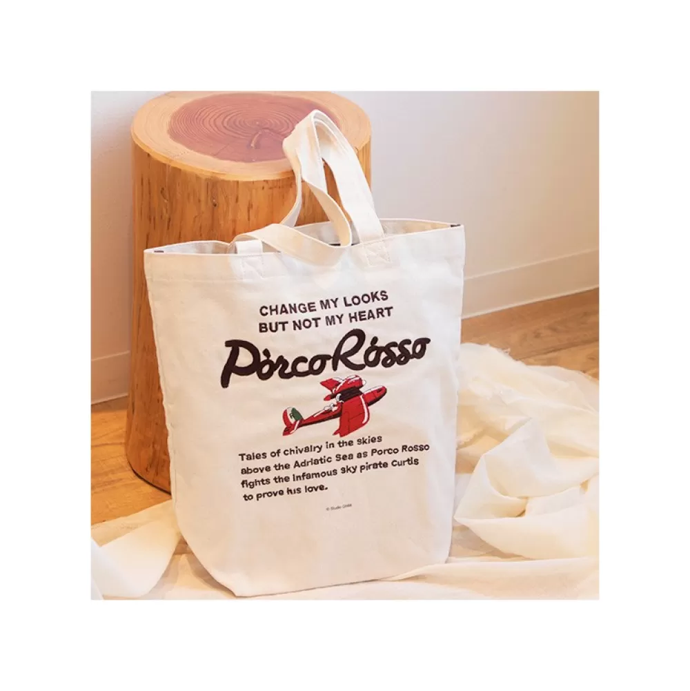 Hot Tote Bag Brode Hydravion - Porco Rosso Sacs