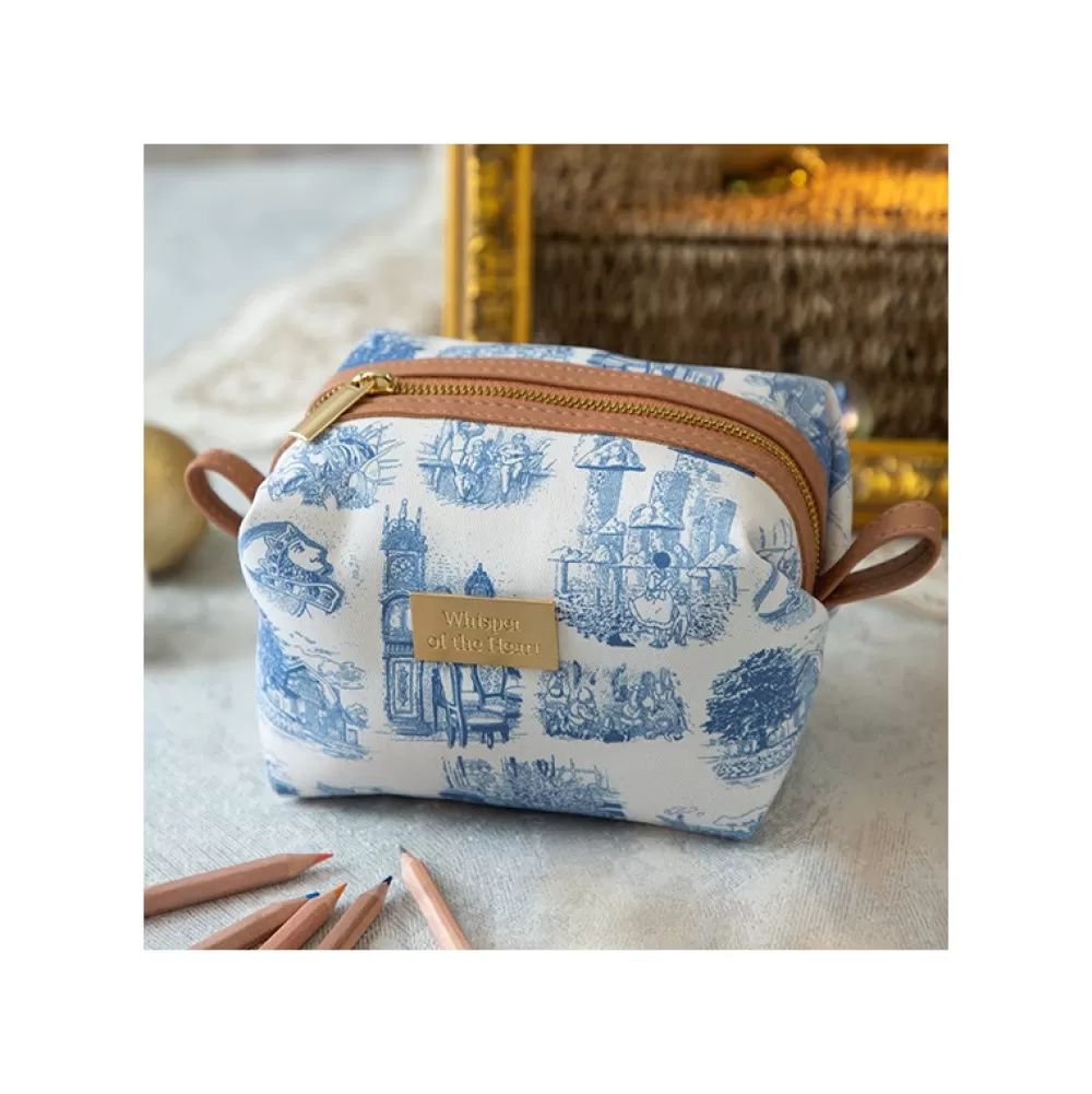 Outlet Trousse De Toilette Bleu Nostalgie - Si Tu Tends L'Oreille Classement
