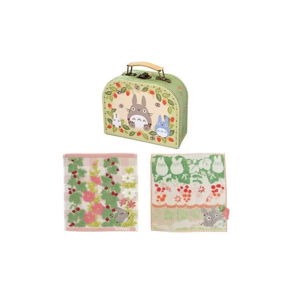 Cheap Valisette Cadeau Totoro Avec 2 Mini-Serviettes - Mon Voisin Totoro Linge De Maison